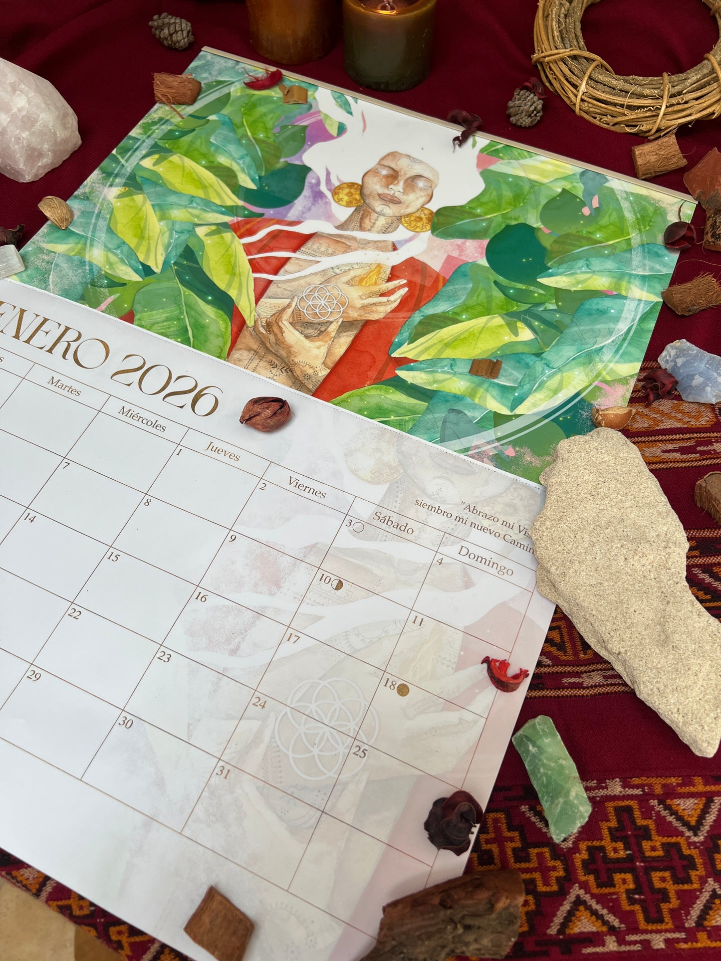 Calendario 2026, el Año de la Semilla Fuego