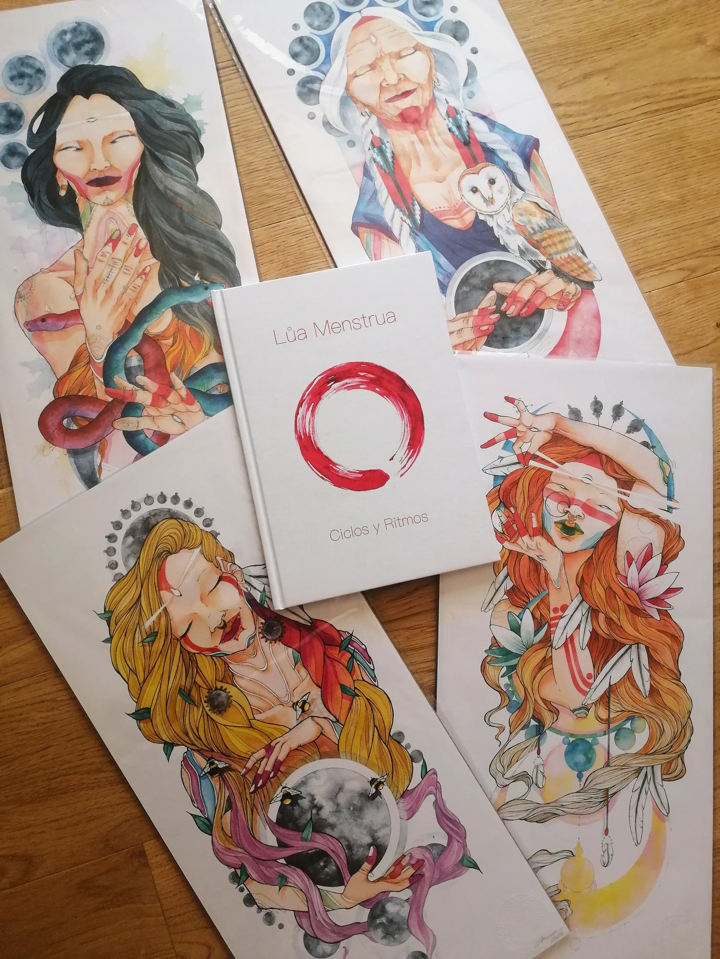 Pack de libro y obras Lua Menstrua