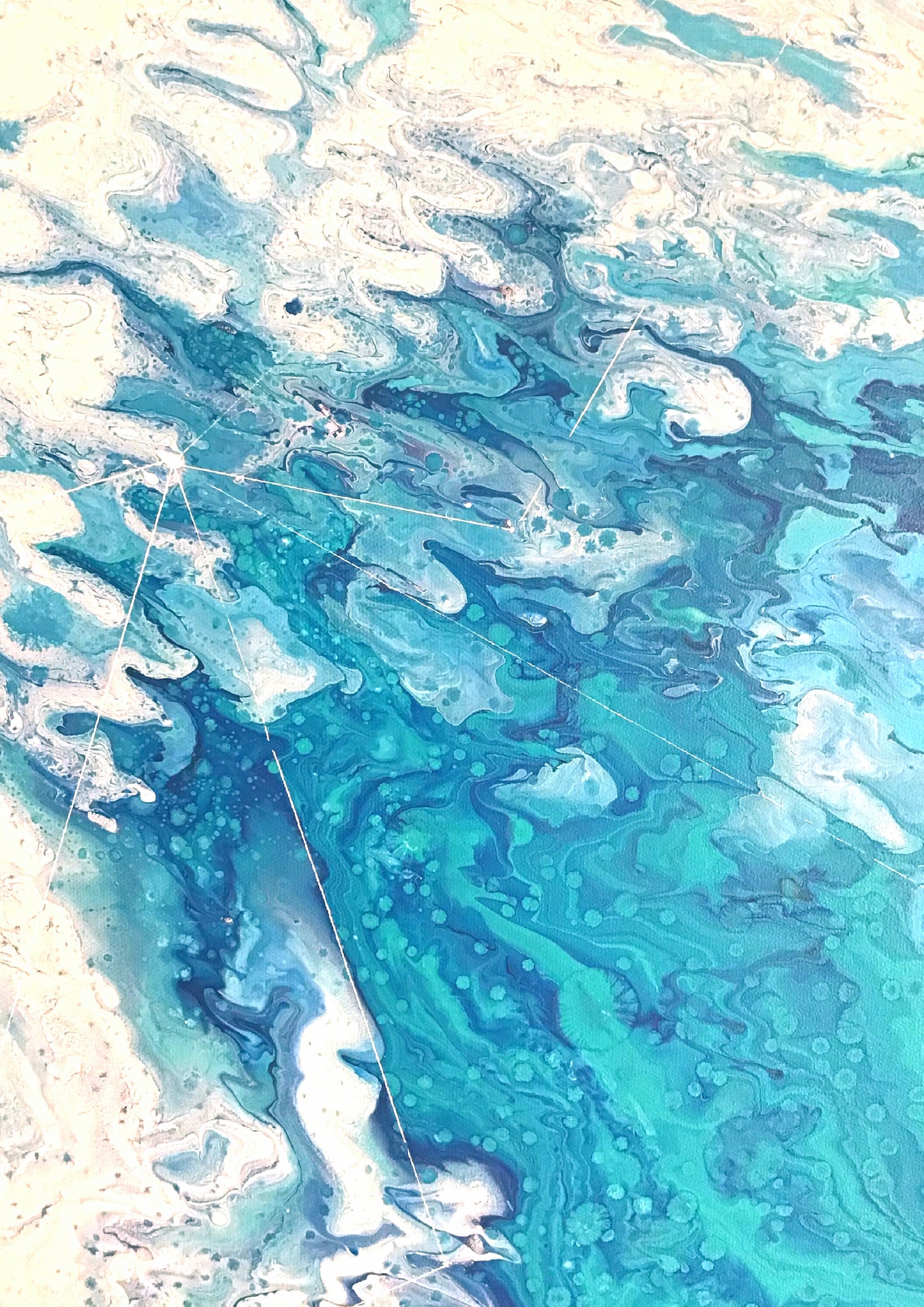 Pintura acrílica sobre lienzo, arte contemporáneo en Palma de Mallorca