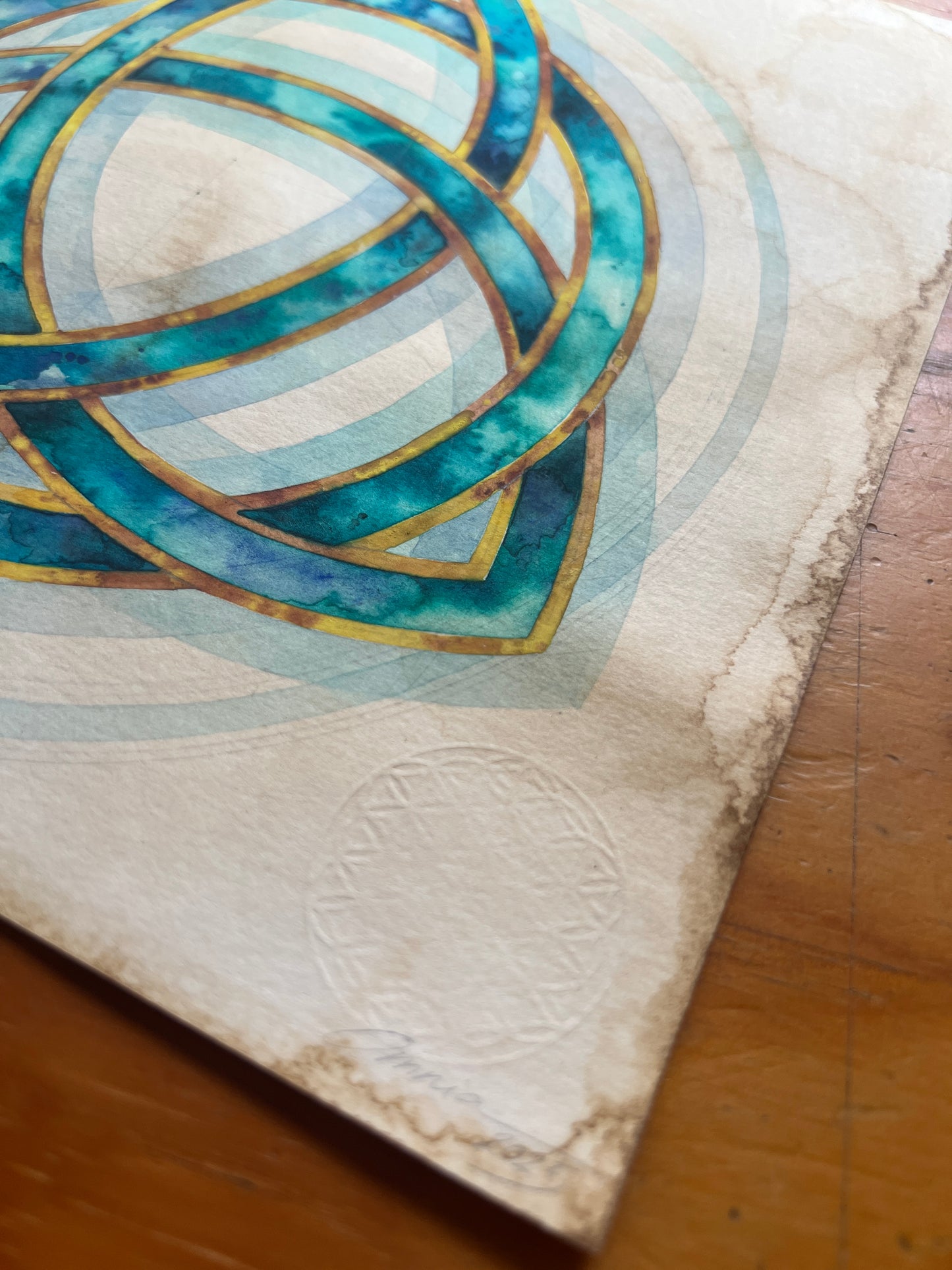 TRIQUETA CELTA / Geometría Sagrada de Simbología céltica