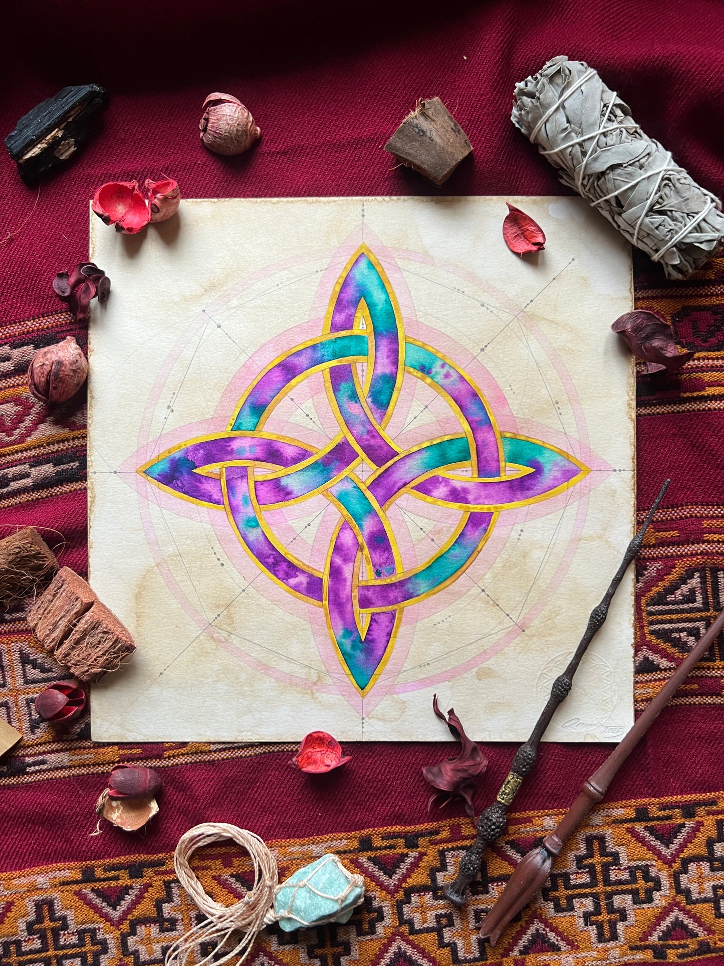 geometria sagrada celta de bruja de Oniric Omnia