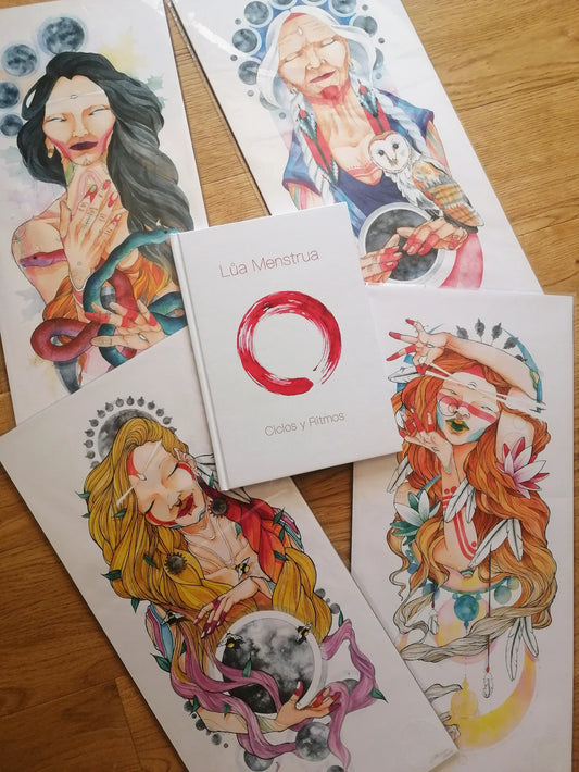 Explorando los arquetipos femeninos a través del arte menstrual y cíclico