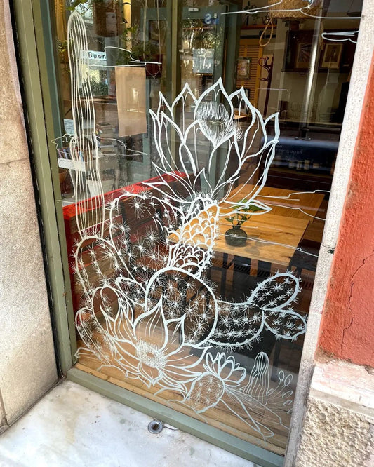 Mural “Raíces Urbanas” en restaurante Suquía: Naturaleza en la Ciudad