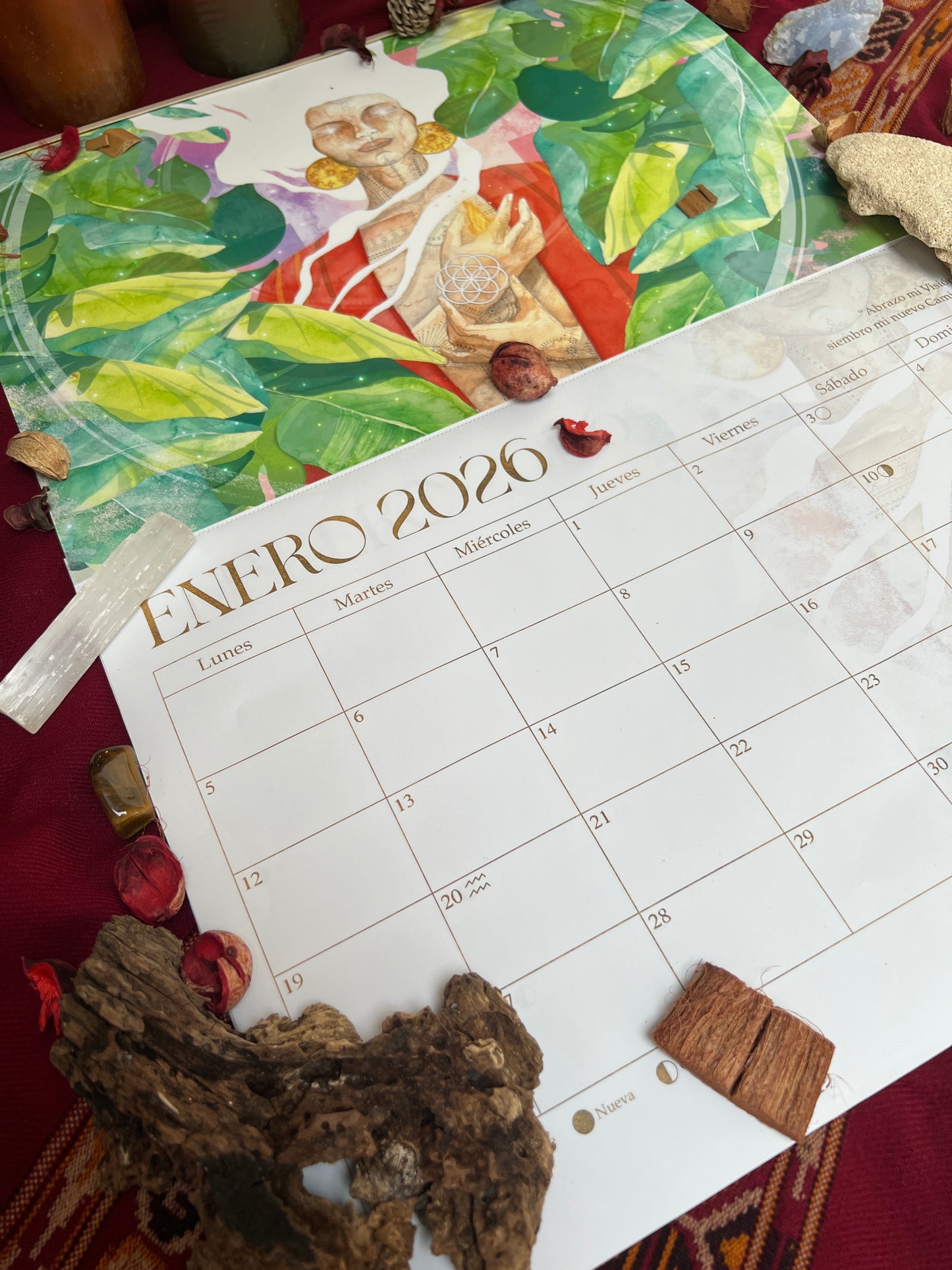 Calendario 2026, el Año de la Semilla Fuego