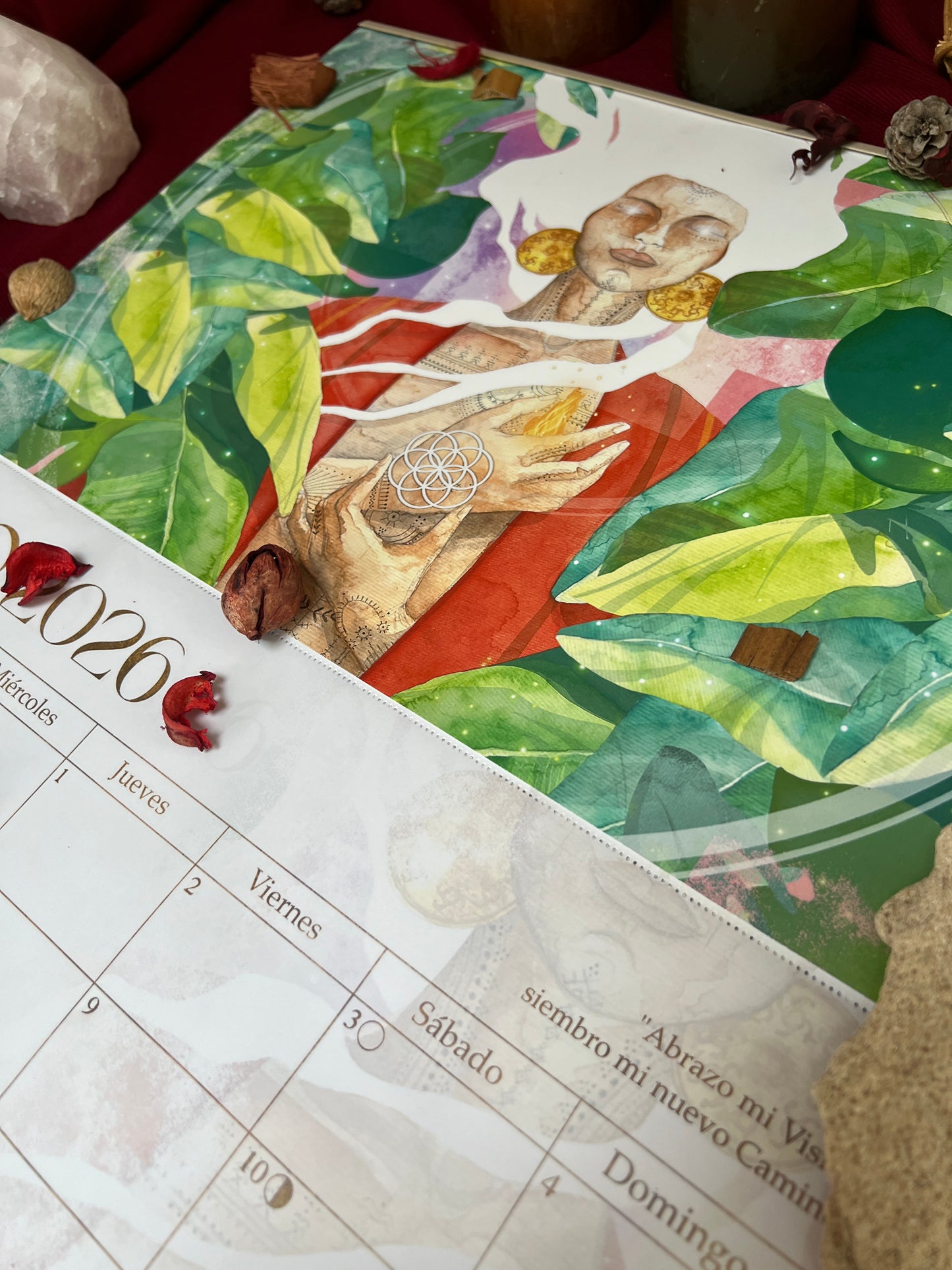 Calendario 2026, el Año de la Semilla Fuego