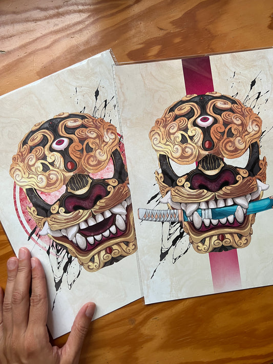 Pack Leones Komainu