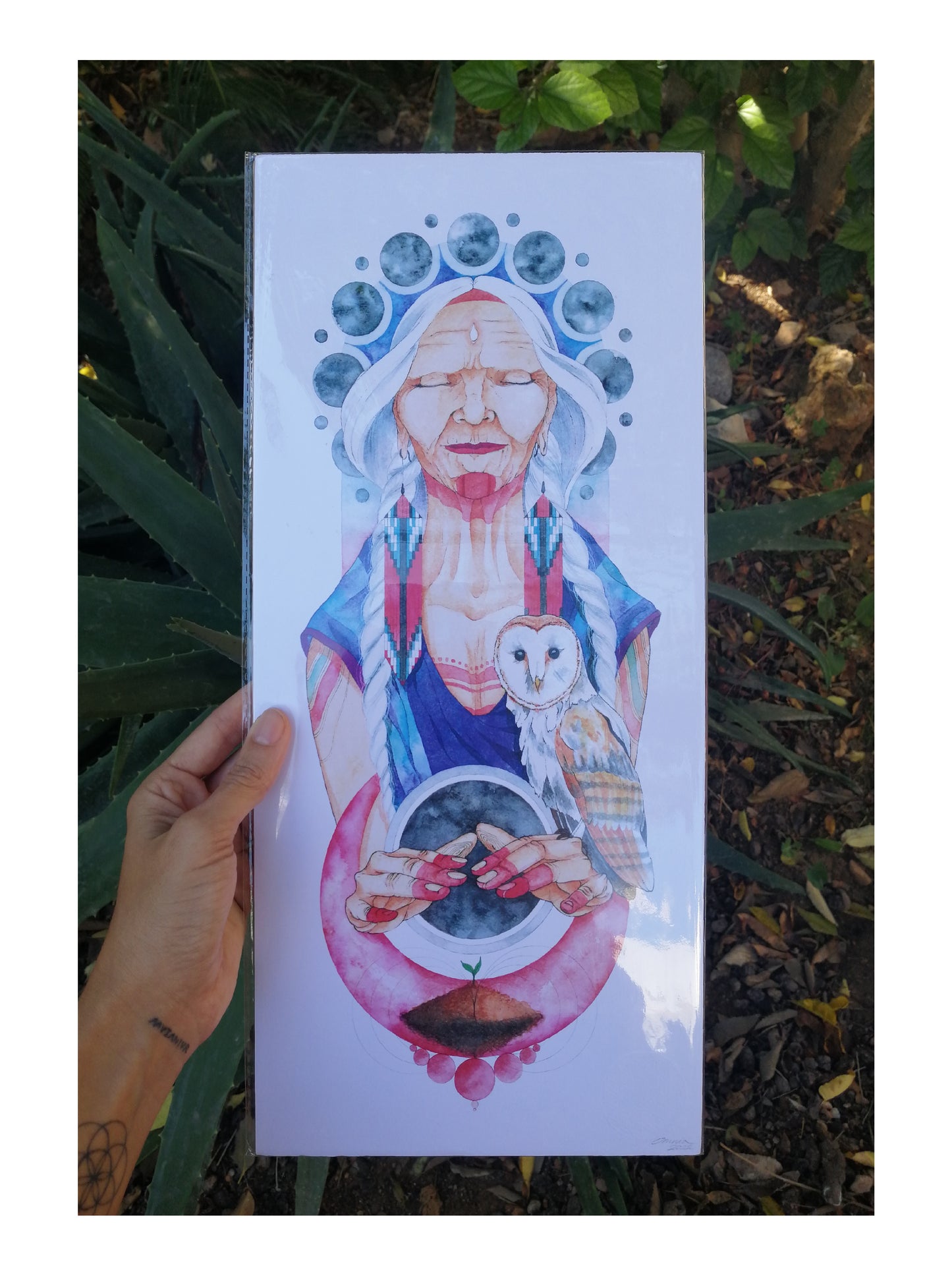 Obra de arte Anciana