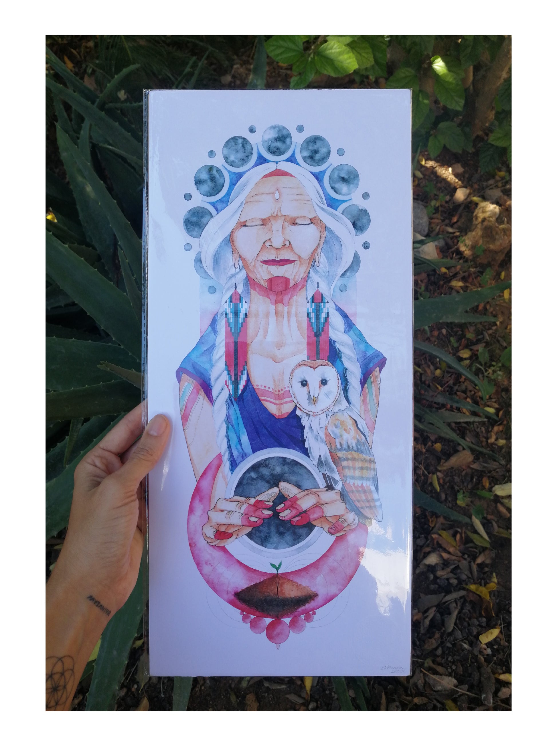 Obra de arte Anciana