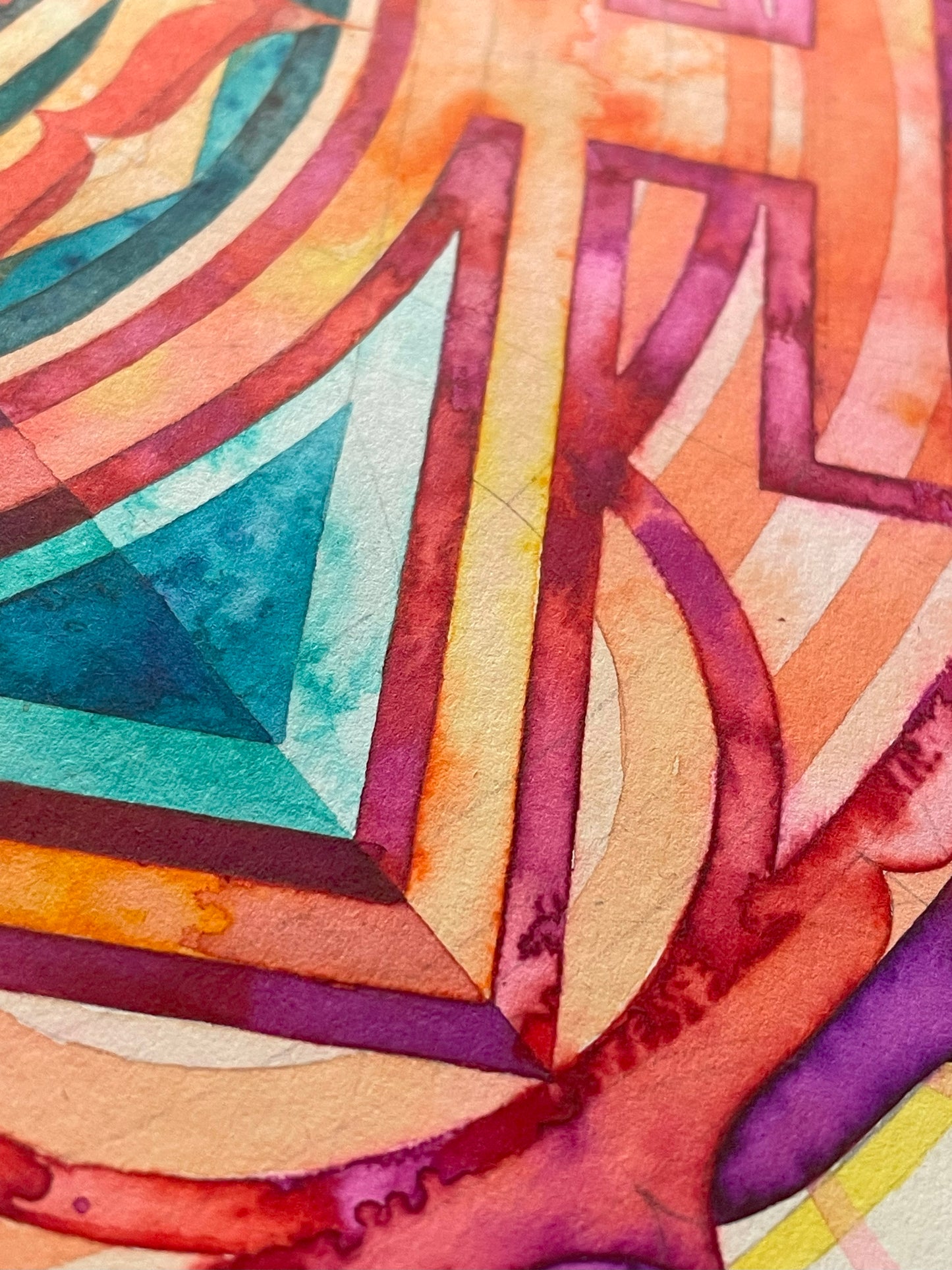 NEW MATRIX - Sacred Geometry Mandala in Watercolor