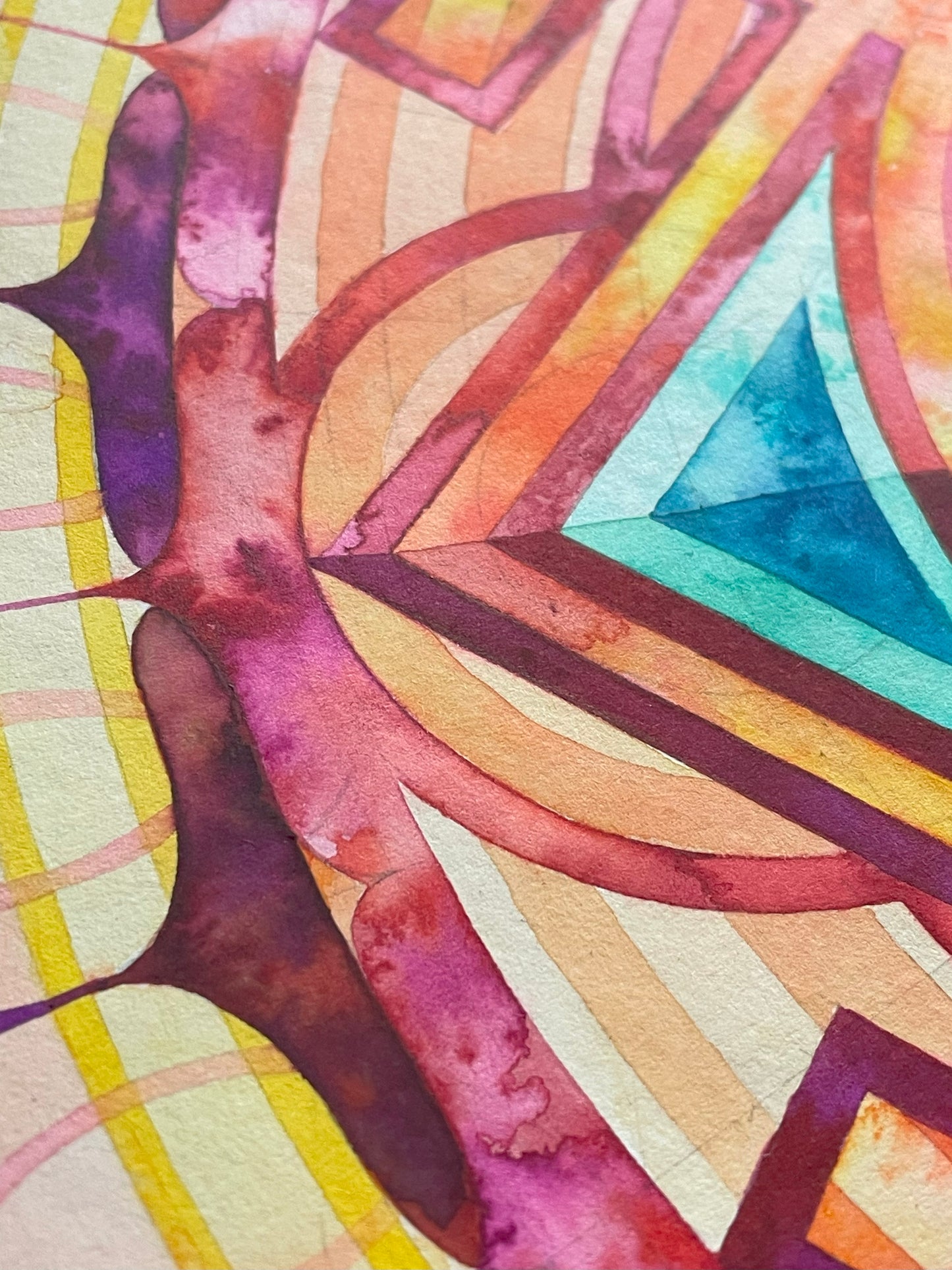 NEW MATRIX - Sacred Geometry Mandala in Watercolor