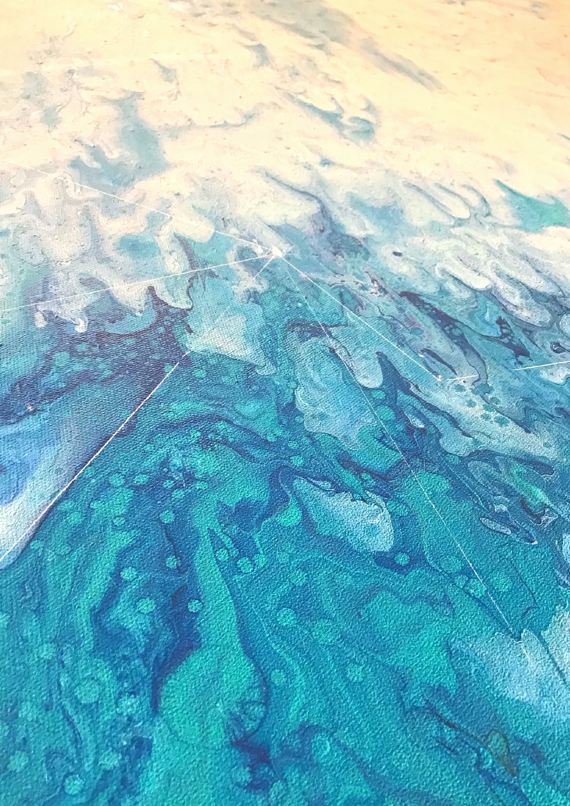 Pintura acrílica sobre lienzo, arte contemporáneo en Palma de Mallorca