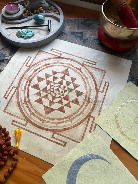 Sri Yantra, meditacion, Palma de Mallorca, geometria sagrada, hindusimo, tradicion vedica, Shiva y Shakti, divino masculino sagrado femenino